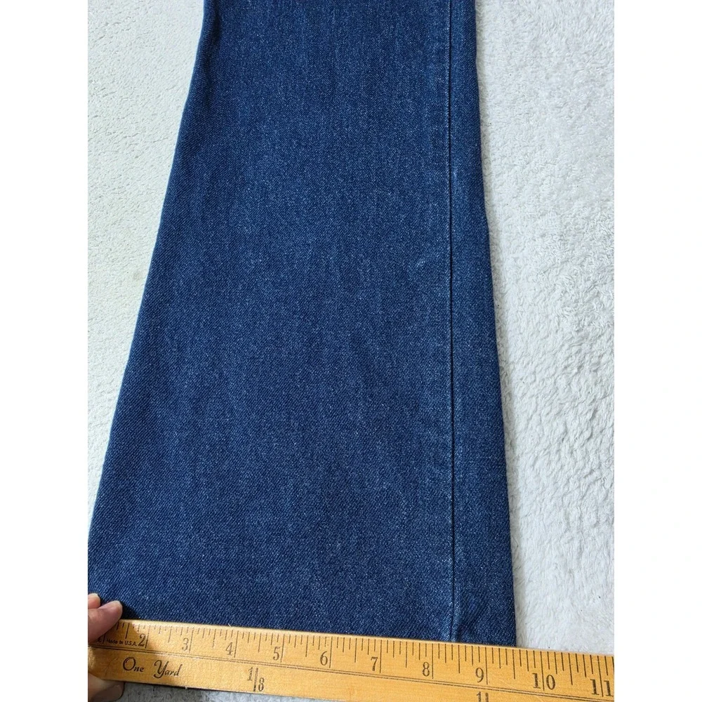 VTG Levi 517 Boot Cut Mens 35/34 Jeans Blue Denim Classic Western Rugged Pants
